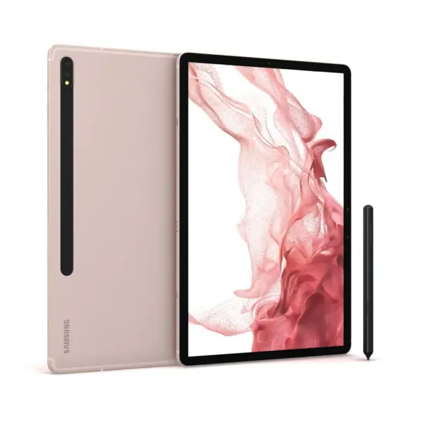 تبلت سامسونگ Samsung Galaxy Tab s8 plus 5G رنگ رزگلد (pink gold)